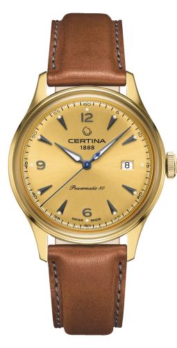 Certina DS Powermatic 80 Yellow / Champagne