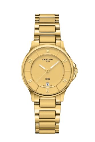 Certina DS-6 Lady Yellow Gold / Champagne / Bracelet