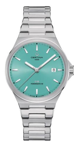 Certina DS-7 Powermatic 80 Stainless Steel / Light Blue / Bracelet
