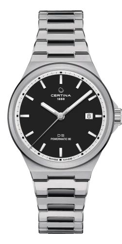 Certina DS-7 Powermatic 80 Stainless Steel / Black / Bracelet