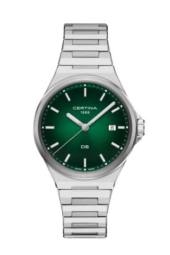 Certina DS-7 Quartz Stainless Steel / Green / Bracelet