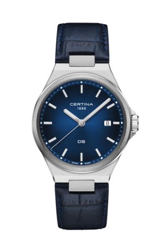 Certina DS-7 Quartz Stainless Steel / Blue / Strap