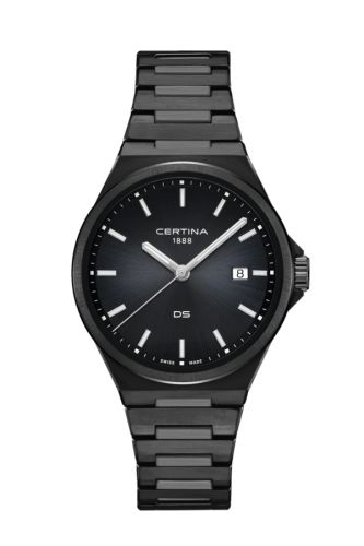 Certina DS-7 Quartz PVD / Black / Bracelet