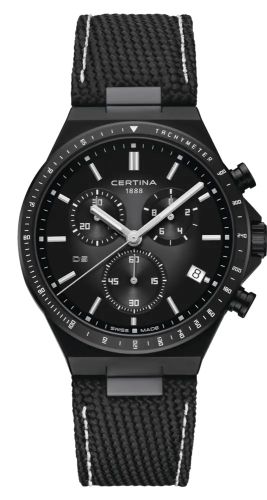 Certina DS-7 Chronograph PVD / Black / Bracelet