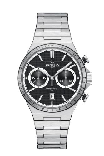 Certina DS-7 Chrono Auto Stainless Steel / Black / Bracelet