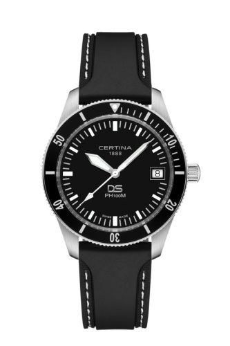 Certina DS PH100M Stainless Steel / Black / Rubber
