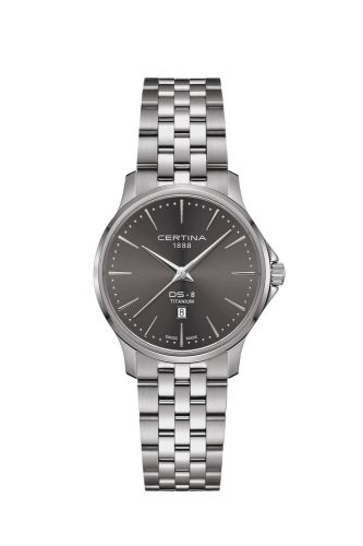 Certina DS-8 Lady Quartz Titanium / Grey / Bracelet