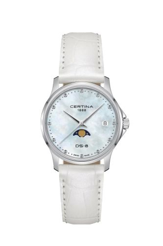 Certina DS-8 Moonphase Lady Quartz Stainless Steel / MOP
