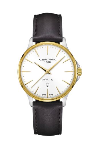 Certina DS-8 Gent Quartz Stainless Steel - Yellow Gold / Silver