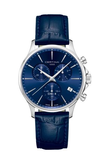 Certina DS-8 Chrono Stainless Steel / Blue