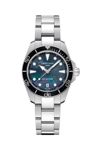 Certina DS Action Quartz 34.5 Stainless Steel / MOP / Bracelet