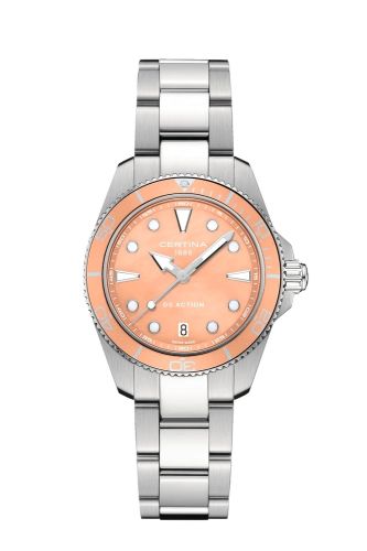 Certina DS Action Quartz 34.5 Stainless Steel / MOP / Bracelet