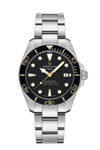 Certina DS Action Diver 40.5 Powermatic Stainless Steel / Black / Bracelet