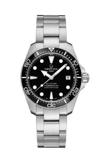 Certina DS Action Diver 38 Powermatic 80 Stainless Steel / Black