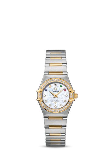 Omega Constellation Quartz 22.5 Stainless Steel / Yellow Gold / Diamond / Beijing Olympics 2008