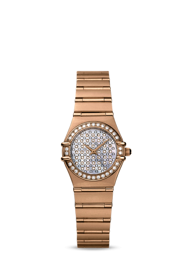 Omega Constellation Quartz 22.5 '95 Red Gold / Diamond / MOP