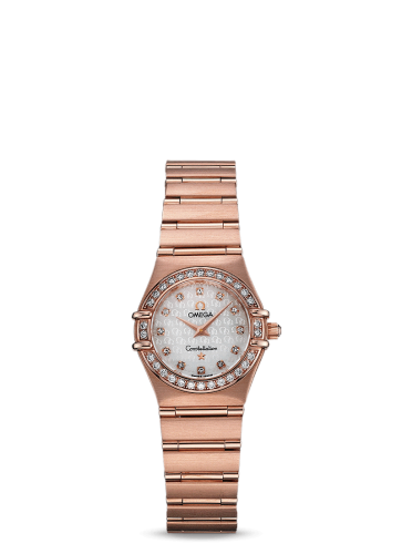 Omega Constellation Quartz 22.5 '95 Red Gold / Diamond / MOP