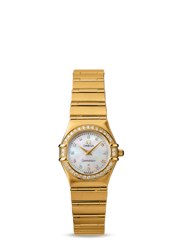 Omega Constellation Quartz 22.5 '95 Yellow Gold / Diamond / MOP