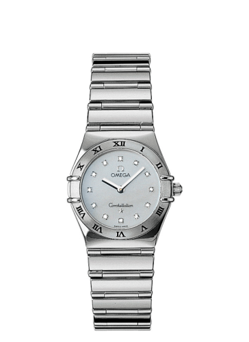 Omega Constellation Quartz 25.5 My Choice White Gold / White