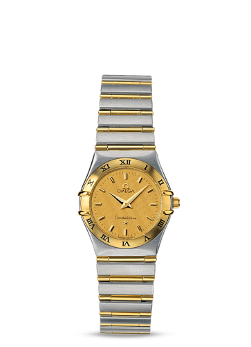 Omega Constellation Quartz 25.5 '95 Stainless Steel / Yellow Gold / Champagne