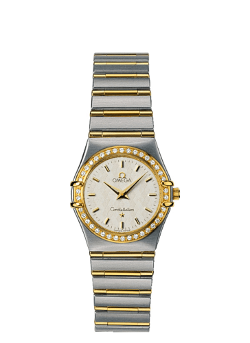 Omega Constellation Quartz 25.5 Stainless Steel / Yellow Gold / Diamond / Silver