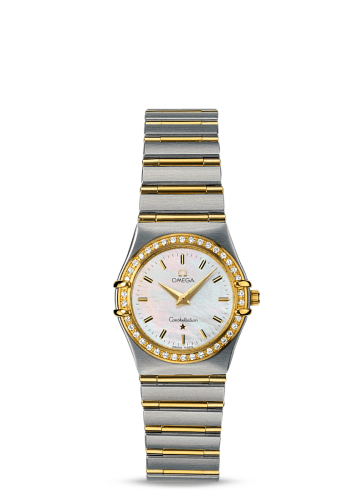 Omega Constellation Quartz 25.5 '95 Stainless Steel / Yellow Gold / Diamond / MOP