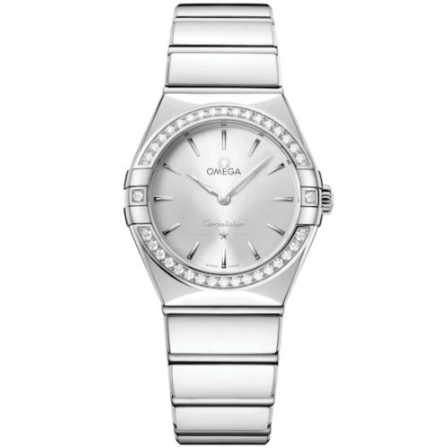 Omega Constellation 28 Quartz Stainless Steel - Diamond / Silver