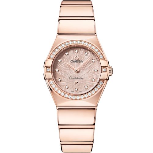 Omega Constellation Manhattan 28 Quartz Sedna Gold - Diamond / Rose Supernova
