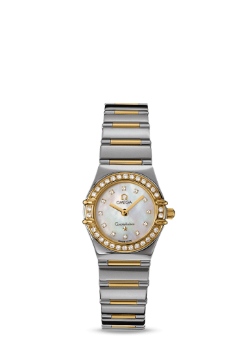 Omega Constellation Quartz 22.5 My Choice Stainless Steel / Yellow Gold / Diamond / MOP