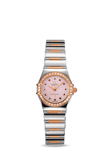Omega Constellation Quartz 22.5 My Choice Stainless Steel / Red Gold / Diamond / Pink