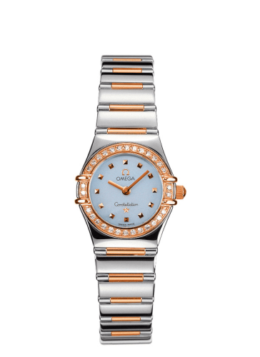 Omega Constellation Quartz 22.5 My Choice Stainless Steel / Red Gold / Diamond / Blue