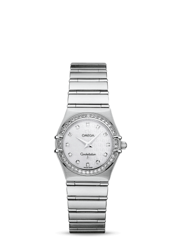 Omega Constellation Quartz 25.5 '95 Stainless Steel / Diamond / MOP
