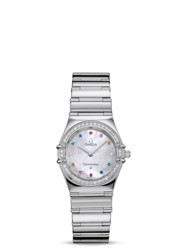 Omega Constellation Quartz 25.5 My Choice Stainless Steel / Diamond / MOP Iris