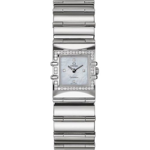 Omega Constellation Quadra Quartz 19.3 Stainless Steel - Diamond / MOP
