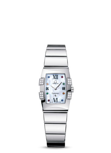Omega Constellation Quadrella Quartz 25 Stainless Steel / MOP