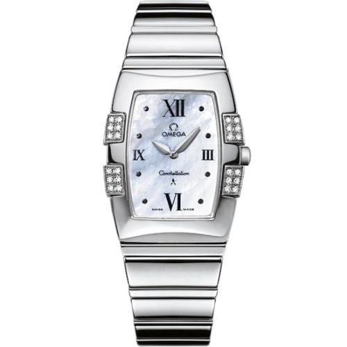 Omega Constellation Quadrella Quartz 25 Stainless Steel / MOP
