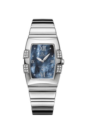 Omega Constellation Quadrella Quartz 25 Stainless Steel / Blue MOP