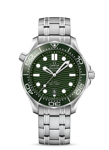 Omega Seamaster Diver 300M Master Co-Axial 42 Stainless Steel / Green / Bracelet