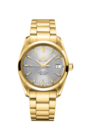 Omega Seamaster Aqua Terra 150M Co-Axial 42.2 Yellow Gold / Silver / Bracelet