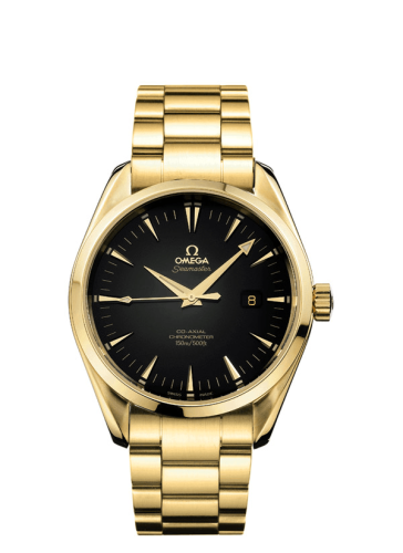 Omega Seamaster Aqua Terra 150M Co-Axial 42.2 Yellow Gold / Black / Bracelet
