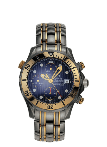 Omega Seamaster Diver 300M Automatic 41.5 Chronograph Titanium / Tantalum / Red Gold / Blue / Bracelet