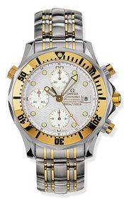 Omega Seamaster Diver 300M Automatic 41.5 Chronograph Stainless Steel / Yellow Gold / Silver / Bracelet