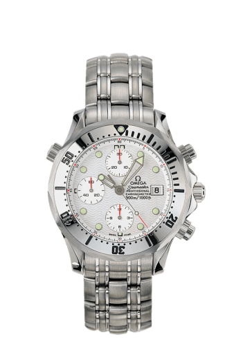 Omega Seamaster Diver 300M Automatic 41.5 Chronograph Stainless Steel / White / Bracelet