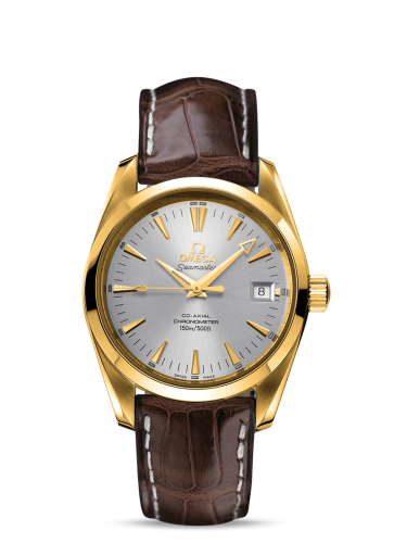 Omega Seamaster Aqua Terra 150M Co-Axial 39.2 Yellow Gold / Silver