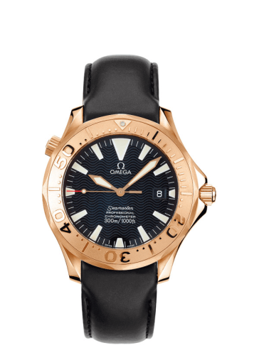 Omega Seamaster Diver 300M Automatic 41 Red Gold / Black / Rubber