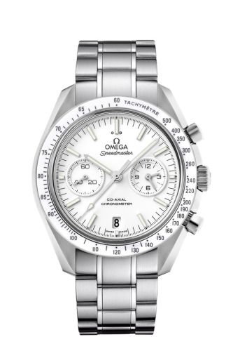 Omega Speedmaster Moonwatch Co-Axial Stainless Steel / White / Bracelet