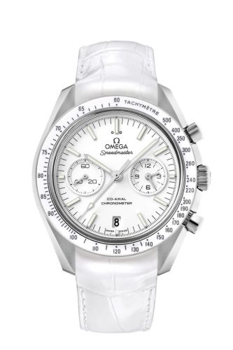 Omega Speedmaster Moonwatch Co-Axial Stainless Steel / White