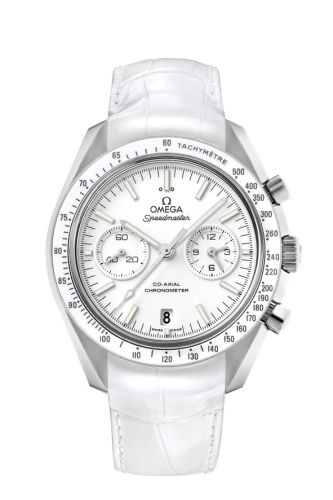 Omega Speedmaster Moonwatch Co-Axial Stainless Steel / White