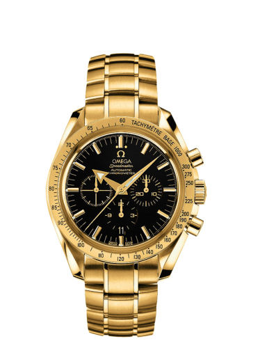 Omega Speedmaster Broad Arrow Yellow Gold / Black / Bracelet
