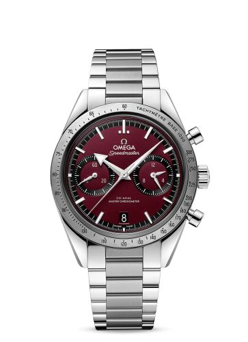 Omega Speedmaster 57 Master Chronometer 40.5 Stainless Steel / Red / Bracelet